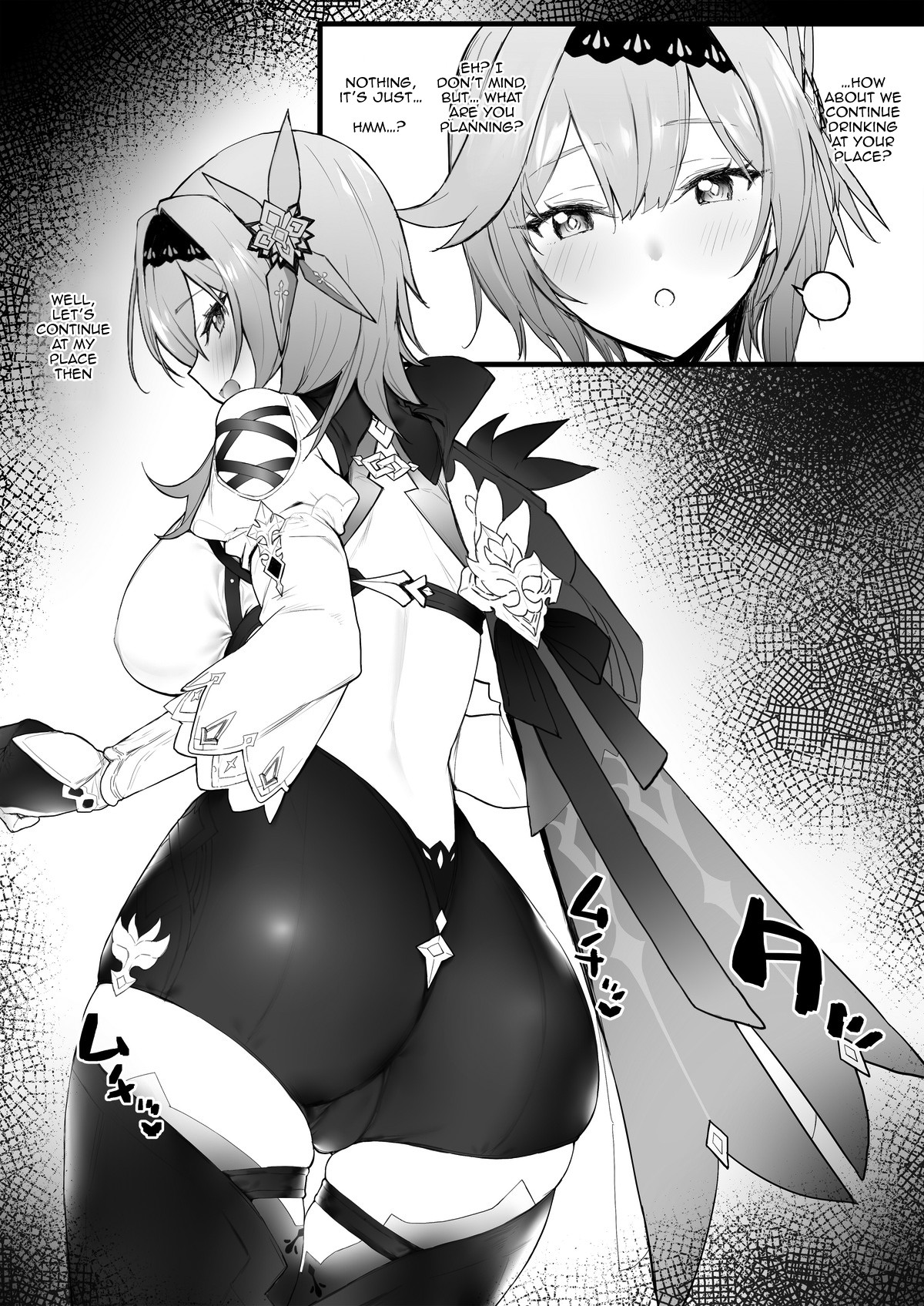 Hentai Manga Comic-Fooling Around With Eula After Drinking-Read-2